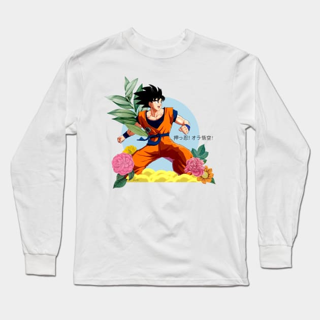 Goku Long Sleeve T-Shirt by luliga